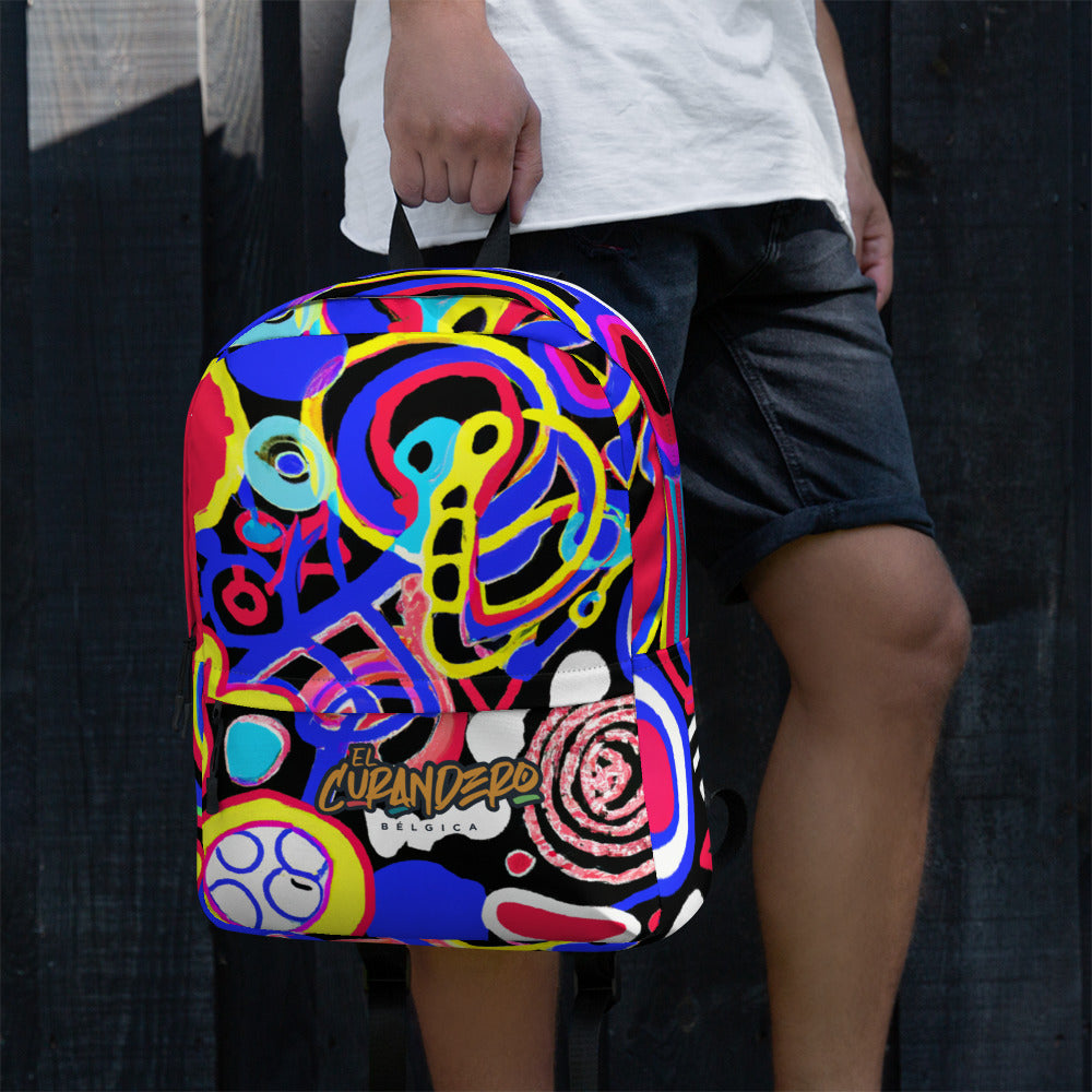 El Curandero Abstract Backpack